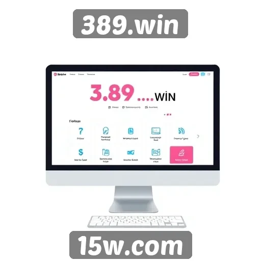 Interface do usuário do 389.win é intuitiva e acessível